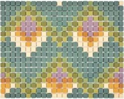 Vloertegels Winkel 16 GlasmozaĂŻek Cuba MC2 Grijs 31,1x24,6 Cm