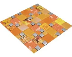 Glasmozaïek XCM MC569 Zilver/oranje 29,8x29,8 Cm 11 Glasmozaïek XCM MC569 Zilver/oranje 29,8x29,8 Cm -Vloertegels Winkel DV 8 10021324 07 4c DE 20220224134752