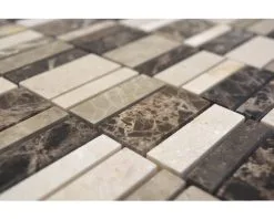 Natuursteen Mozaïek XNM BC549 Beige/bruin 30x30 Cm -Vloertegels Winkel DV 8 10021331 02 4c DE 20210923130758