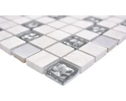 Glasmozaïek XNM Q10 Kristal/steen/staal Wit30x30 Cm -Vloertegels Winkel DV 8 10183966 01 4c DE 20190914211654