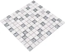 Glasmozaïek XNM Q10 Kristal/steen/staal Wit30x30 Cm -Vloertegels Winkel DV 8 10183966 03 4c DE 20190914211654