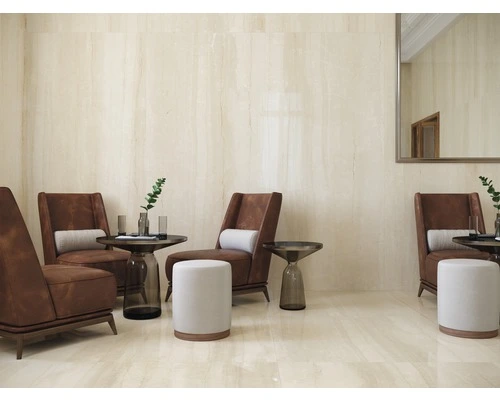 XXL Wand- En Vloertegel Living Cream Gepolijst 120x120 Cm 9 Mm 5 XXL Wand- En Vloertegel Living Cream Gepolijst 120x120 Cm 9 Mm - Afbeelding 3