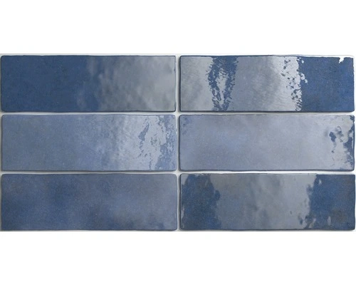 Wandtegel Handvorm Colonial Blue 6,5x20 Cm 3 Wandtegel Handvorm Colonial Blue 6,5x20 Cm