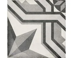 Wand- En Vloertegel Anuvo Decor Cinema Grey 20x20 Cm