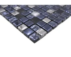 Glasmozaïek XCM M660 Zwart/zilver 30x30 Cm -Vloertegels Winkel DV 8 10435470 04 4c NL 20210326051752