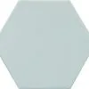 Wand- En Vloertegel Qroma Zeshoek Clair Blue 10.1 X 11.6 Cm