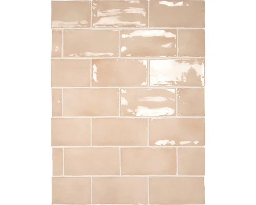 Wandtegel Handvorm Artcore Pink 7.5 X 15 Cm 3 Wandtegel Handvorm Artcore Pink 7.5 X 15 Cm