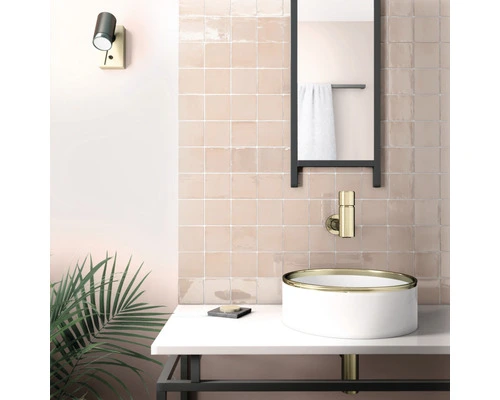 Wandtegel Handvorm Artcore Pink 10 X 10 Cm 4 Wandtegel Handvorm Artcore Pink 10 X 10 Cm - Afbeelding 2