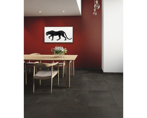 Wand- En Vloertegel Stonemetal Black 60x60 Cm Gerectificeerd 4 Wand- En Vloertegel Stonemetal Black 60x60 Cm Gerectificeerd - Afbeelding 2