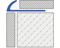 DURAL Kwartrond-profiel Durabord DBP 830-S PVC Wit, Hoogte 250 Cm Hoogte 8 Mm -Vloertegels Winkel DV 8 3526429 03 4c AT 20170320095206