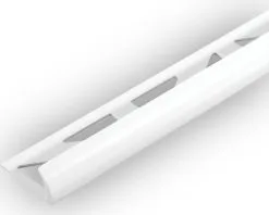 DURAL Kwartrond-profiel Durabord DBP 930 PVC Wit, Lengte 250 Cm Hoogte 9 Mm