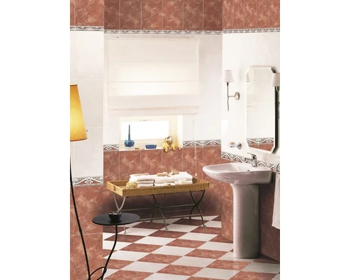 Wand- En Vloertegel Treviso Coral 33,3x33,3 Cm 4 Wand- En Vloertegel Treviso Coral 33,3x33,3 Cm - Afbeelding 2