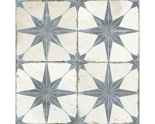 Wand- En Vloertegel Star Blauw 45x45 Cm 3 Wand- En Vloertegel Star Blauw 45x45 Cm