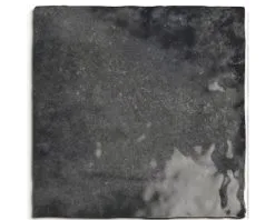 Wandtegel Handvorm Graphite Zwart 13x13 Cm