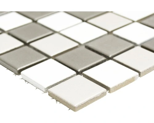 Keramisch Mozaïek BM 500 Wit/grijs Mix 30,5x33 Cm 4 Keramisch Mozaïek BM 500 Wit/grijs Mix 30,5x33 Cm - Afbeelding 2
