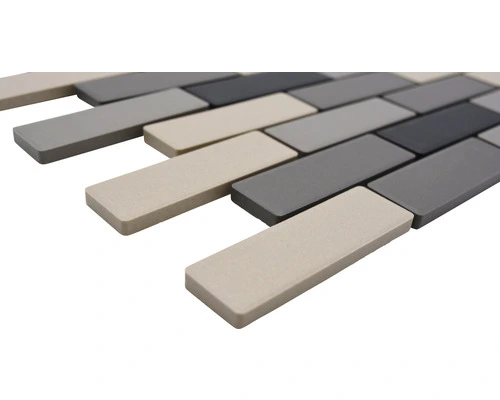 Keramisch Mozaïek BR 555 Zwart/grijs/beige Mix 29,5x29,5 Cm 5 Keramisch Mozaïek BR 555 Zwart/grijs/beige Mix 29,5x29,5 Cm - Afbeelding 3