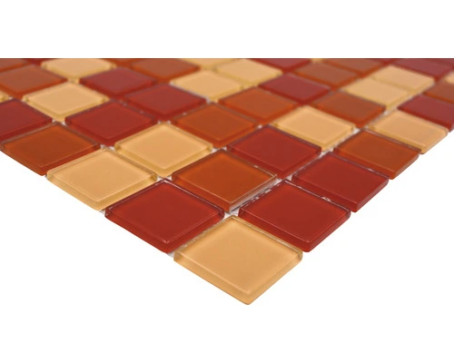 Glasmozaïek Crystal CM 4005 Oranje/rood Mix 30,5x33 Cm 4 Glasmozaïek Crystal CM 4005 Oranje/rood Mix 30,5x33 Cm - Afbeelding 2