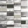 Aluminium Mozaïek A801 Zilver/grijs Mix 30,1x30,1 Cm