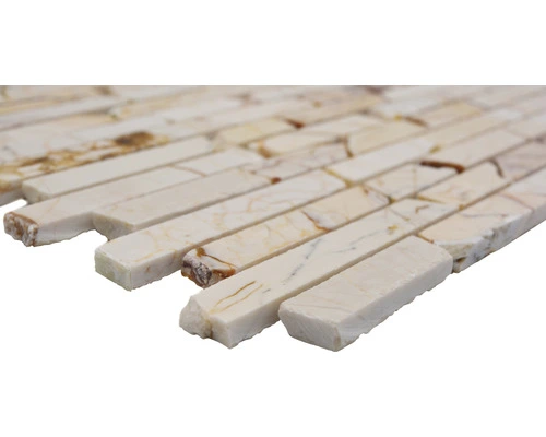 Natuursteen Mozaïek MOS Brick 2807 Beige/goud Mix 30,5x32,2 Cm 4 Natuursteen Mozaïek MOS Brick 2807 Beige/goud Mix 30,5x32,2 Cm - Afbeelding 2