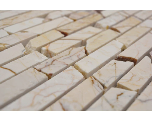 Natuursteen Mozaïek MOS Brick 2807 Beige/goud Mix 30,5x32,2 Cm 5 Natuursteen Mozaïek MOS Brick 2807 Beige/goud Mix 30,5x32,2 Cm - Afbeelding 3