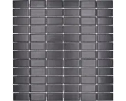 Keramisch Mozaïek ST395 Zwart Mat 30x30 Cm