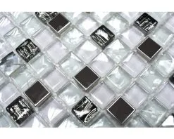 Glasmozaïek Chrystal XCM M770 Wit/zilver/grijs 30x30 Cm 11 Glasmozaïek Chrystal XCM M770 Wit/zilver/grijs 30x30 Cm -Vloertegels Winkel DV 8 5836607 05 4c DE 20190103111651