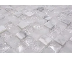 Glasmozaïek Chrystal XIC 1011 Wit Mix Craquelé/gebroken Glas 30,5x30,5 Cm 17 Glasmozaïek Chrystal XIC 1011 Wit Mix Craquelé/gebroken Glas 30,5x30,5 Cm -Vloertegels Winkel DV 8 5836628 07 4c DE 20210308114135