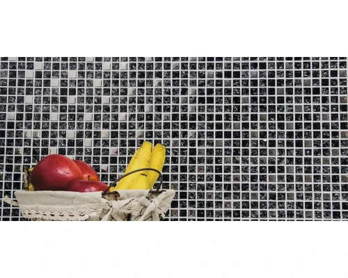 Glasmozaïek Chrystal XIC 1099 Zwart/zilver Mix Craquelé/gebroken Glas 30x30 Cm 7 Glasmozaïek Chrystal XIC 1099 Zwart/zilver Mix Craquelé/gebroken Glas 30x30 Cm - Afbeelding 5