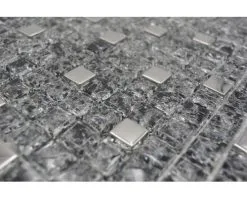 Glasmozaïek Chrystal XIC 1099 Zwart/zilver Mix Craquelé/gebroken Glas 30x30 Cm 18 Glasmozaïek Chrystal XIC 1099 Zwart/zilver Mix Craquelé/gebroken Glas 30x30 Cm -Vloertegels Winkel DV 8 5836633 08 4c DE 20210330051652