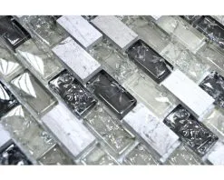 Glasmozaïek Chrystal XIC B1152 Grijs Craquelé/gebroken Glas 30x28,5 Cm 15 Glasmozaïek Chrystal XIC B1152 Grijs Craquelé/gebroken Glas 30x28,5 Cm -Vloertegels Winkel DV 8 5836636 07 4c DE 20190103114755