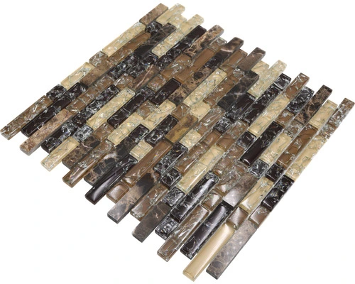 Glasmozaïek Chrystal XIC V1355 Bruin Craquelé/gebroken Glas 29,8x30,5 Cm 7 Glasmozaïek Chrystal XIC V1355 Bruin Craquelé/gebroken Glas 29,8x30,5 Cm - Afbeelding 5