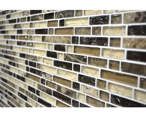 Glasmozaïek Chrystal XIC V1355 Bruin Craquelé/gebroken Glas 29,8x30,5 Cm 8 Glasmozaïek Chrystal XIC V1355 Bruin Craquelé/gebroken Glas 29,8x30,5 Cm - Afbeelding 6