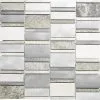 Natuursteen Mozaïek XSA 505 Zilver 30x30 Cm