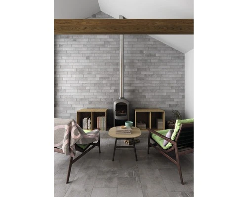 Wand- En Vloertegel Brickbold Grijs 8x33,15 Cm 4 Wand- En Vloertegel Brickbold Grijs 8x33,15 Cm - Afbeelding 2