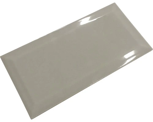 Wandtegel Metro Biselado Mist Grey Glans 10x20 Cm 3 Wandtegel Metro Biselado Mist Grey Glans 10x20 Cm