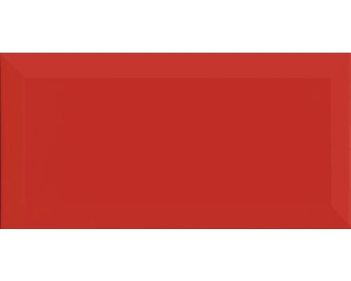 Wandtegel Metro Biselado Rojo Glans 10x20 Cm 3 Wandtegel Metro Biselado Rojo Glans 10x20 Cm