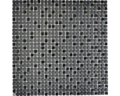 Glasmozaïek Cuba 01B Zwart 30,5x30,5 Cm