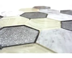 Glasmozaïek HXN 88 Grijs/zilver 26,5x30,5 Cm -Vloertegels Winkel DV 8 6236869 04 4c DE 20190103124653