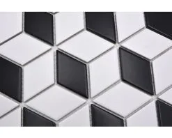 Keramisch Mozaïek POV 09 Zwart/wit 26,6x30,5 Cm -Vloertegels Winkel DV 8 6236874 05 4c DE 20211029191344