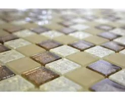 Glasmozaïek XCM 8LU80 Wit/goud/beige 29,8x29,8 Cm -Vloertegels Winkel DV 8 6236890 03 4c NL 20190103131656