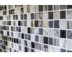 Glasmozaïek XCM HQ24 Zwart/zilver/wit 30x30 Cm -Vloertegels Winkel DV 8 6236908 05 4c DE 20190103131656