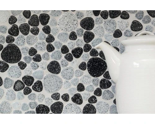 Keramisch Mozaïek XKM 33 Wit/zwart 30x30 Cm 9 Keramisch Mozaïek XKM 33 Wit/zwart 30x30 Cm - Afbeelding 7