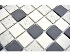 Keramisch Mozaïek CU QR210 Zwart/crème 30,25x33,0 Cm Antislip -Vloertegels Winkel DV 8 6509726 04 4c DE 20171206011732