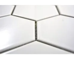 Keramisch Mozaïek HX 100 Hexagon Uni Wit Glans 25,6x29,6 Cm -Vloertegels Winkel DV 8 6509737 03 4c DE 20220909121650