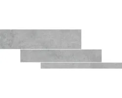 MIRAVA Wand- En Vloertegel HOMEtek Grijs Mat Matenmix 5/10/15x60 Cm Gerectificeerd