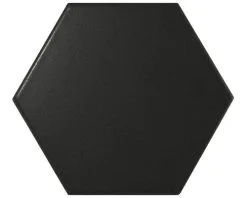 Wand- En Vloertegel Quist Hexagon Black 14,2x16,4 Cm