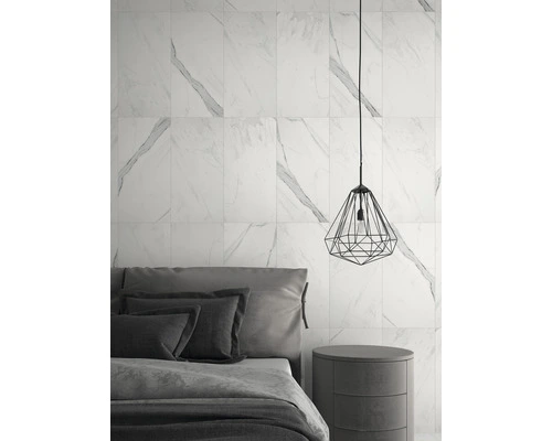 Wand- En Vloertegel Gepolijst Wit Calacatta 60x120 Cm Gerectificeerd 4 Wand- En Vloertegel Gepolijst Wit Calacatta 60x120 Cm Gerectificeerd - Afbeelding 2