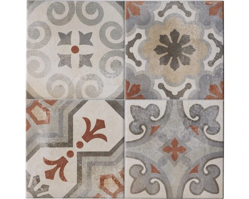 Wand- En Vloertegel Cementino Rosso Matenmix 34x34 Cm 3 Wand- En Vloertegel Cementino Rosso Matenmix 34x34 Cm