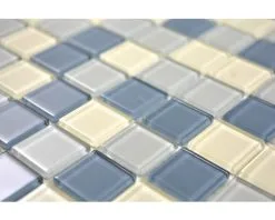 Glasmozaïek Crystal CM4SE1M Wit/zilver/grijs 30x30 Cm -Vloertegels Winkel DV 8 6819723 04 4c NL 20180824051652