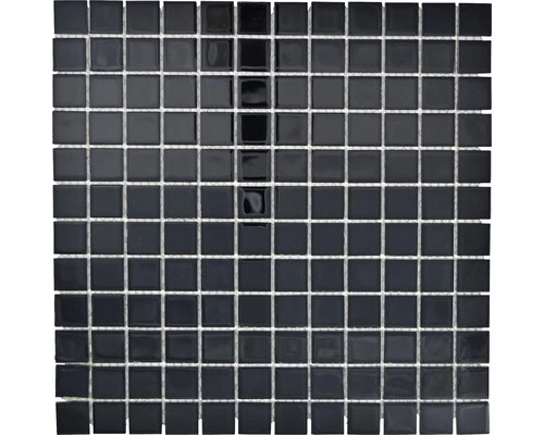 Glasmozaïek Crystal CM4SE50 Zwart 30x30 Cm 3 Glasmozaïek Crystal CM4SE50 Zwart 30x30 Cm